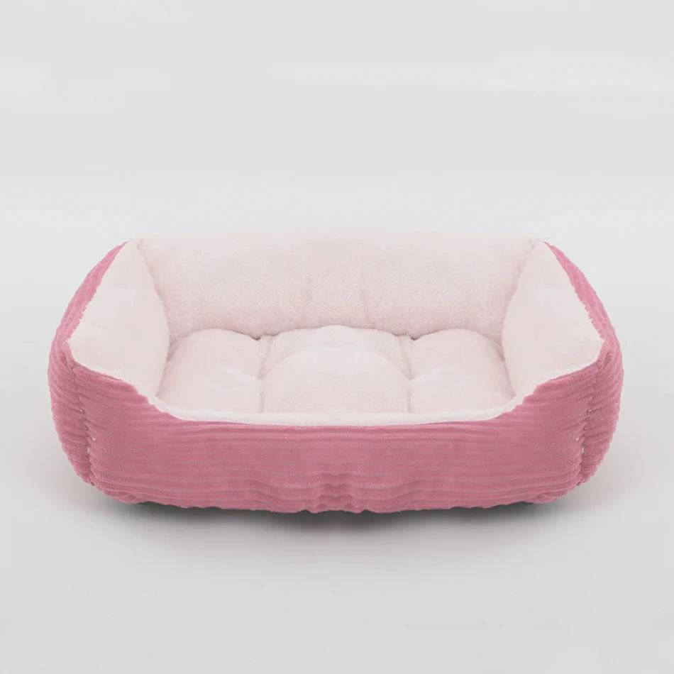 Square Plush Calming Dog & Cat Bed – Waterproof Oxford Sofa Cushion for Small & Medium Pets - cat dog bed 06 / XL (78X60X17CM) (XL (78X60X17CM))