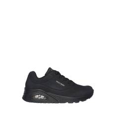Skechers Skechers Black Womens Uno Wide Fit Trainers