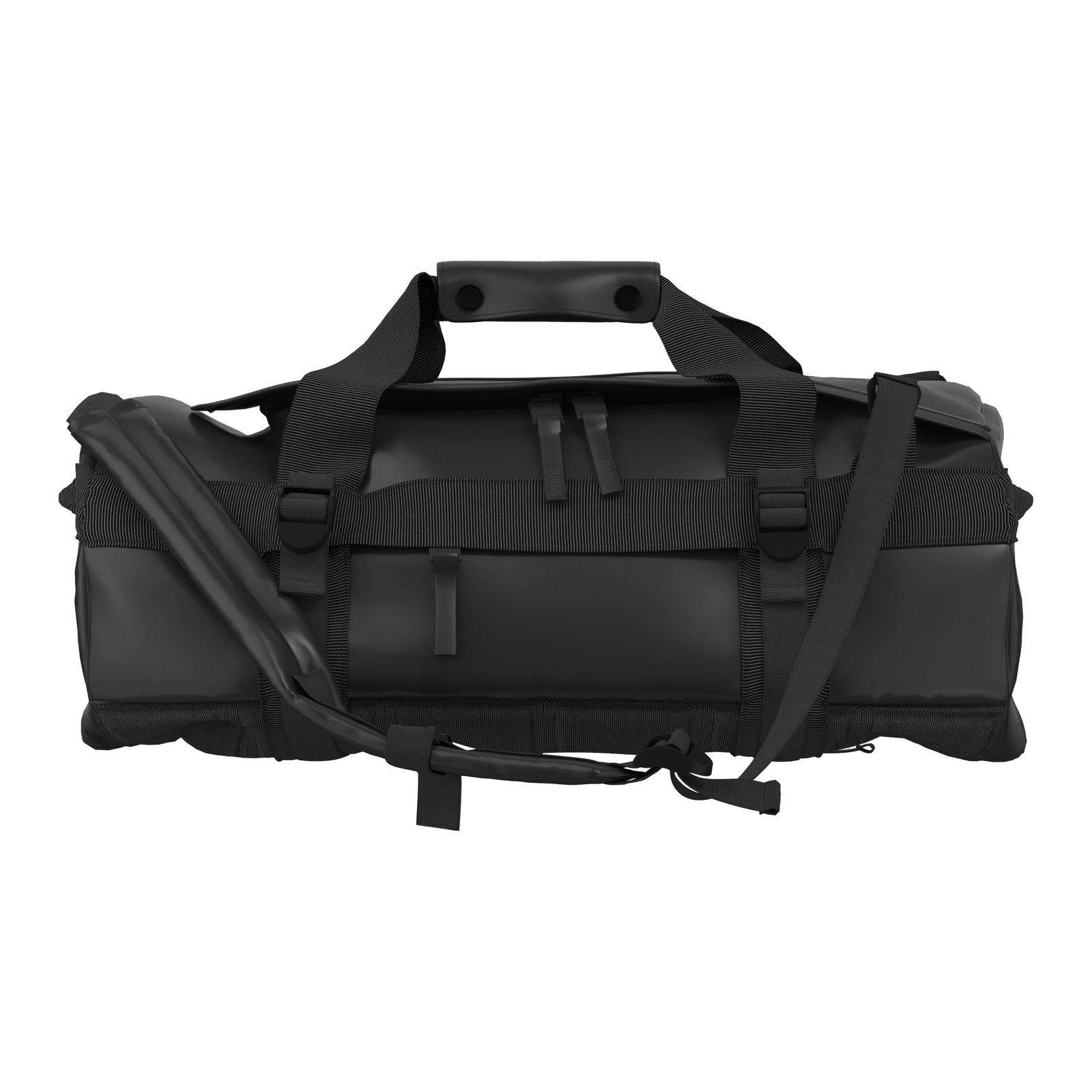 Rains Texel Duffel Bag Duffelväska 43 liter, Black Satin