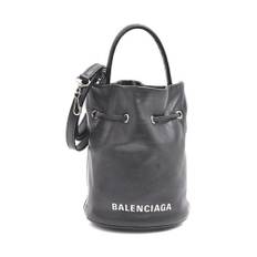 Balenciaga Vintage, Pre-owned, Dam, ONE Size, Läder, Förägd Dragsko Hink Stilfull Väska