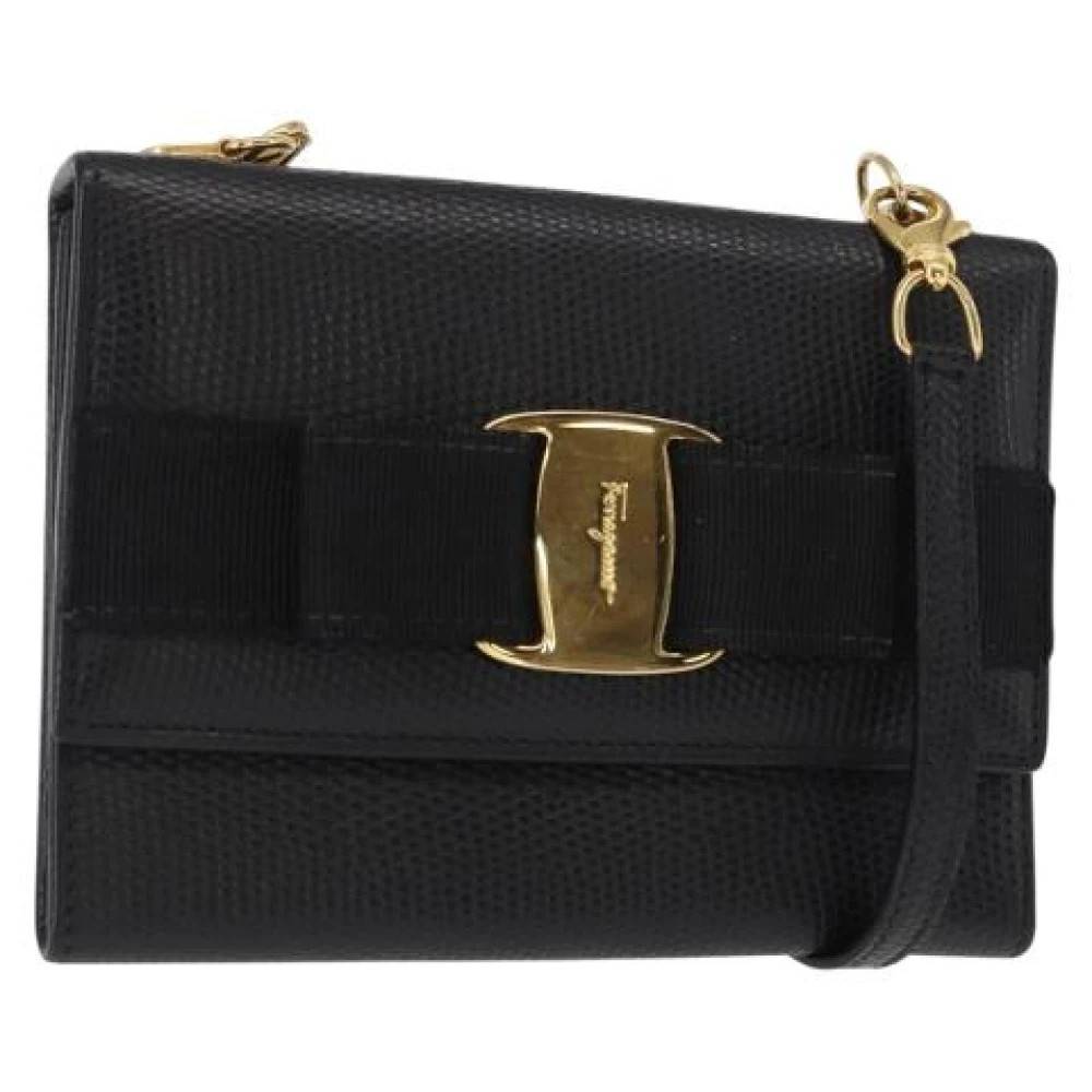 Salvatore Ferragamo Pre-owned - Pre-owned Laeder axelremsvskor Vintage - Dam - ONE Size -