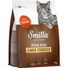 1 kg Smilla torrfoder till sparpris! - Senior Sterilised med fjäderfä