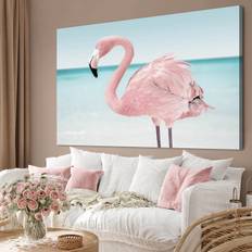 Akustikprint - Pink flamingo