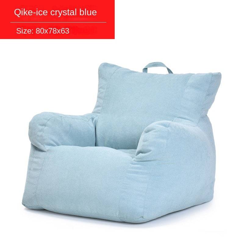 Tatami Japanese Lazy Sofa Bean Bag - Ice Crystal Blue / Environment friendly EPS