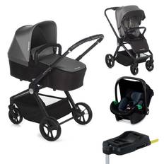 Barnvagnspaket 4i1 BeCool Stratos inkl. babyskydd Mink Pro + Isofix bas Mink FX