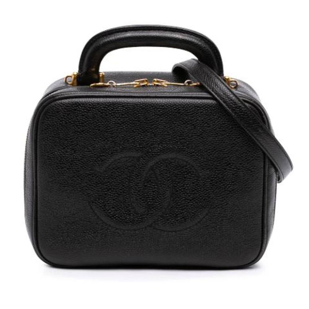Chanel Vintage Pre-owned Vanity Bag - Vintage - Dame - Sort - ONE SIZE - Uld