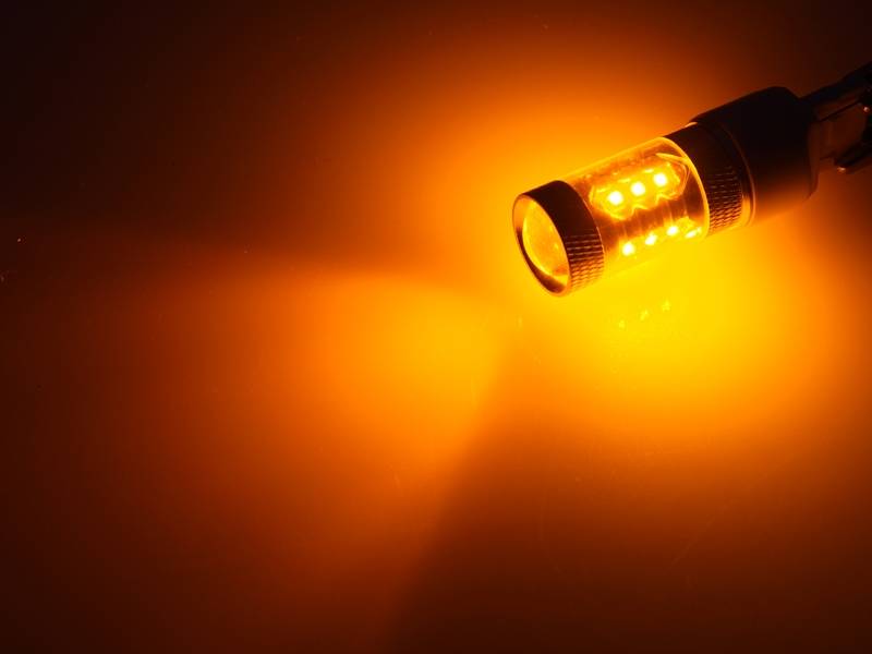 80W Cree LED 10-30V - 7440 Canbus - Gul