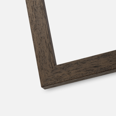 Ramme Brown Wood Akrylglas 30x30 inches (76,2x76,2 cm)