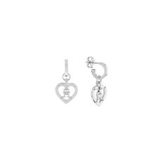 Tommy Hilfiger Monogram Heart Øreringe Rustfrit Stål 2780923 - Dame