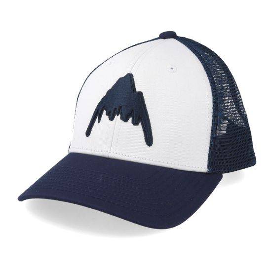 Burton - Blå trucker Keps - Kids Kids Harwood Indigo/White Trucker @ Hatstore
