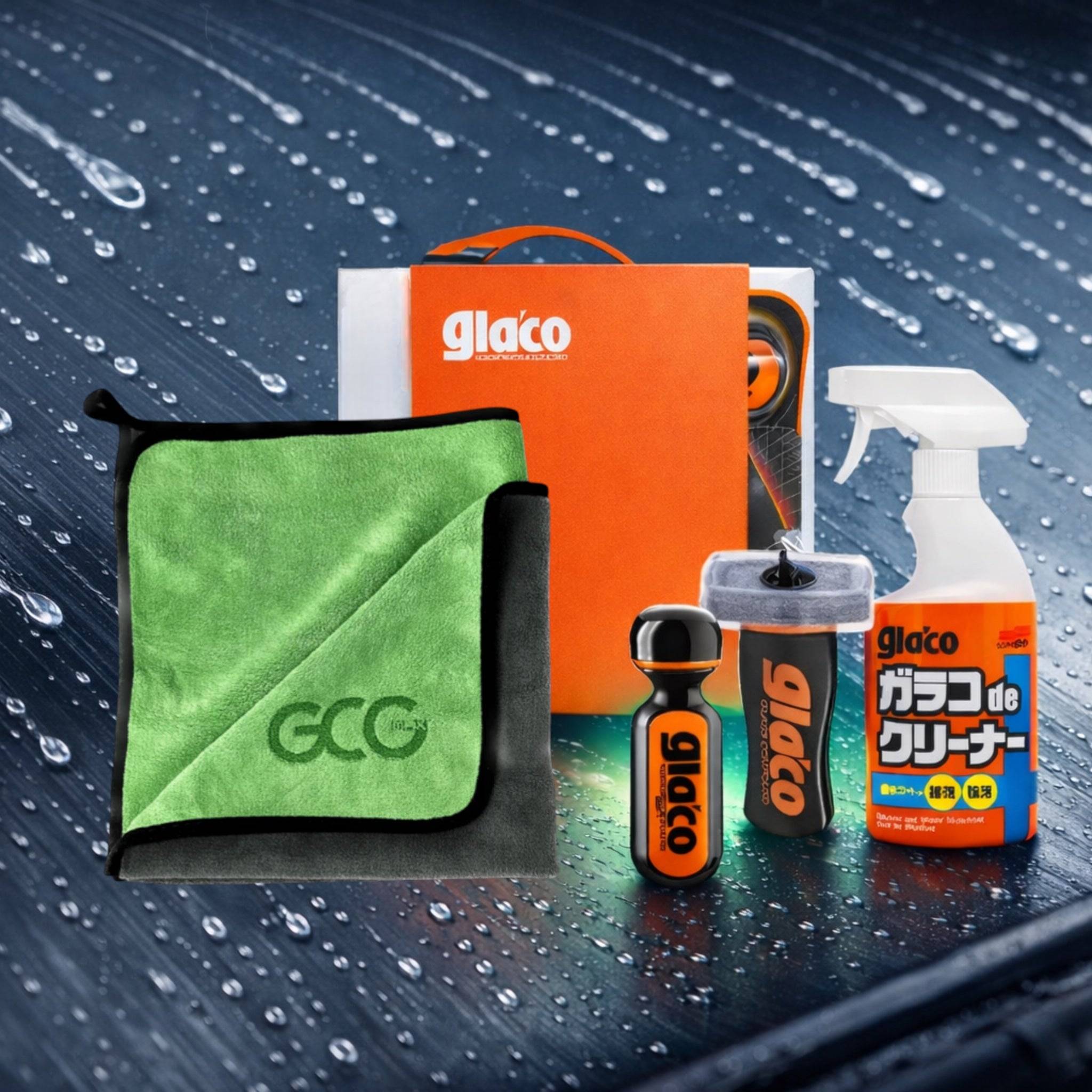 Glascoating kit 3-i-1 Soft99 Glaco + GCG MAX mikrofiberklud