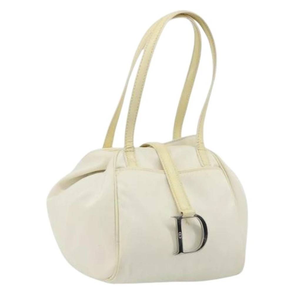 Dior Vintage Pre-owned nylon dior-tasker - Vintage - Dame - Beige - ONE SIZE - Nylon