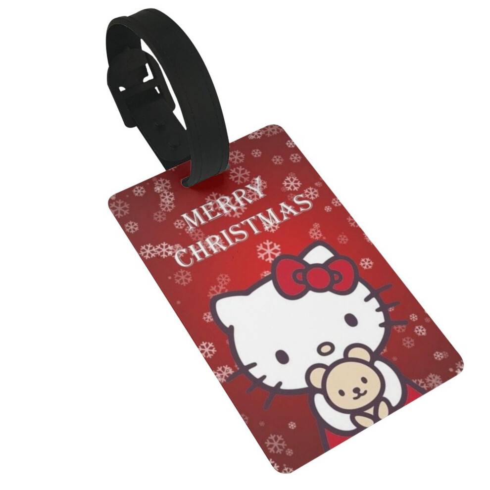 Hello Kitty bagagemærker, kuffertmærke-id-navneidentifikationsetiketter til rejsebagagetasker rygsæk