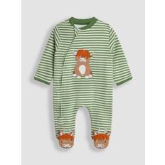 JoJo Maman Bébé Highland Cow Applique Zip Sleepsuit3 - 6 måneder (62 - 68cm)