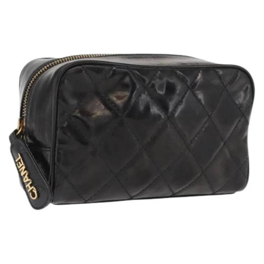 Chanel Vintage Pre-owned Vintage Clutch Taske - Vintage - Dame - Sort - ONE SIZE - Uld