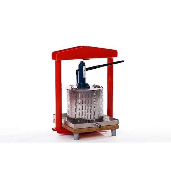 Hydraulisk Fruktpress, Rostfritt Stål, 12 L - Apple Press