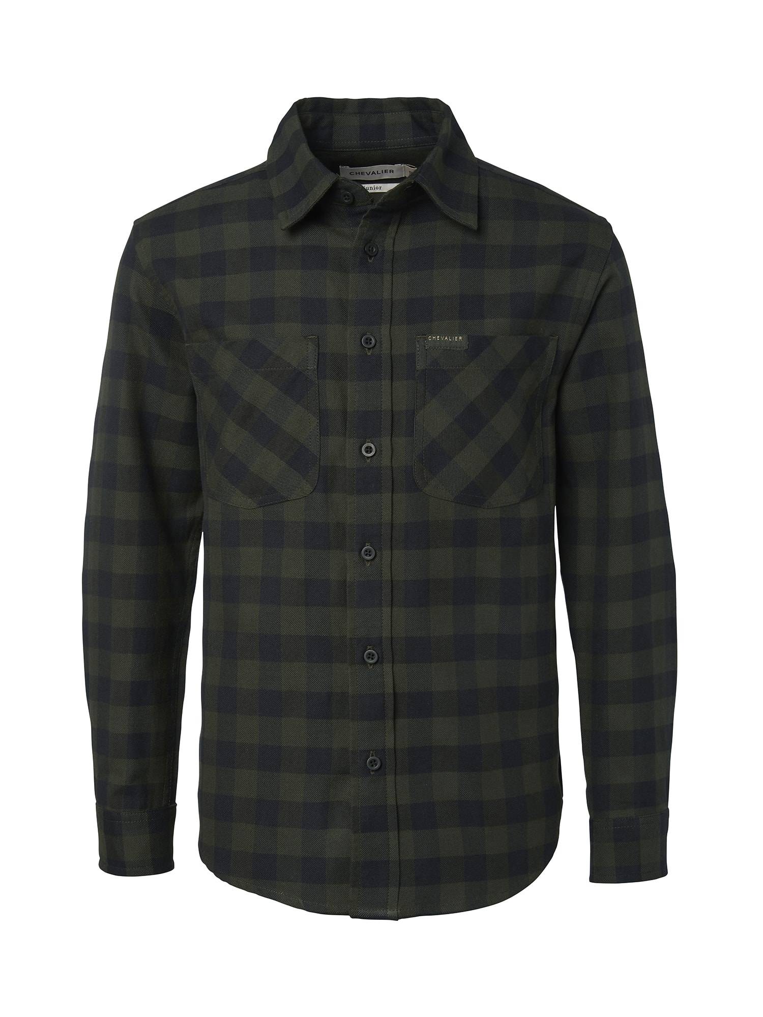 Chevalier Ferret Flannelskjorta Barn,160, Myrtle Green Checked (160)