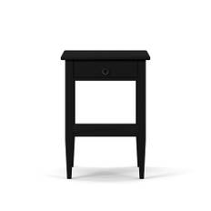 Englesson - Stockholm 528B Black - Sängbord - Svart - MDF/Trä