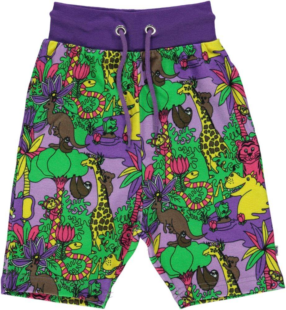 Shorts med jungle - Purple / 11-12