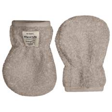 Mini A Ture Kid's Matwolmer Teddyfleece Mittens Handsker Børn størrelse 12-18 Months farve grå
