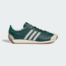 Adidas COUNTRY OG College Green Sneakers ORIGINALS Unisex T Toe Shoes IE3939 College Green/Off White/Silver Metallic 44