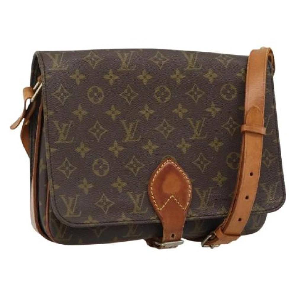 Louis Vuitton Vintage Pre-owned Cartouchiere GM Skuldertaske - Vintage - Dame - Brun - ONE SIZE - Uld