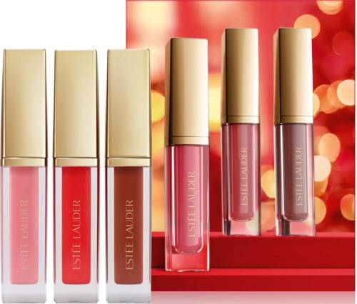 Estée Lauder Suite Kisses Glossy Pout Mini Lip Oil Trio Set