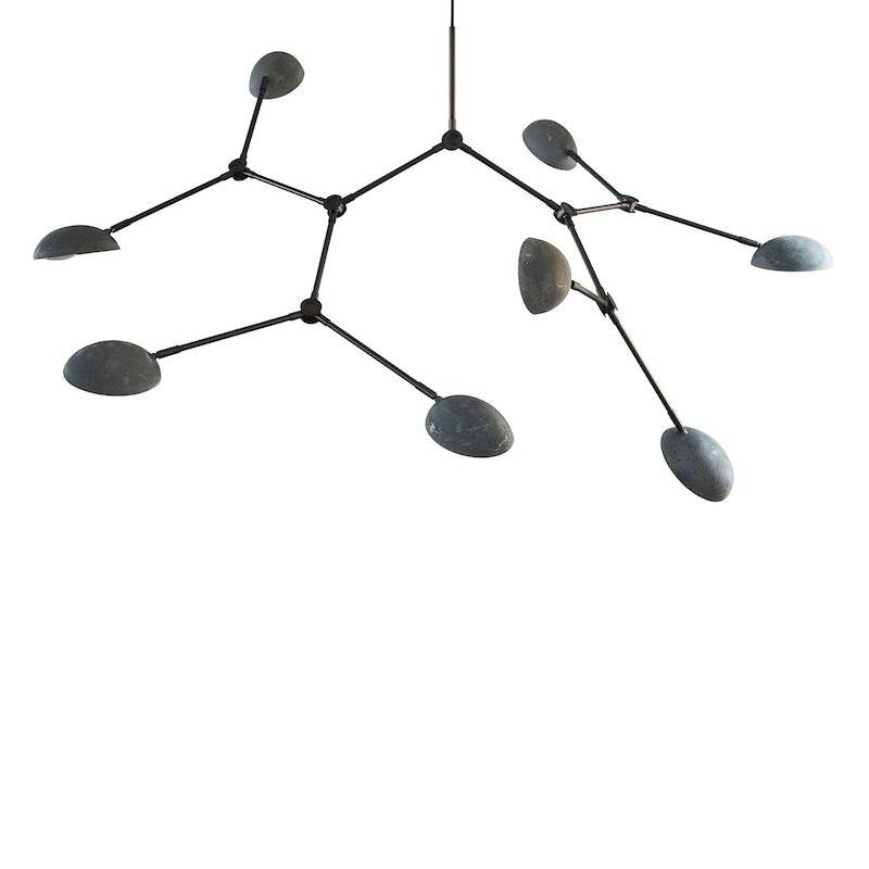 101 Copenhagen Drop chandelier taklampa oxidized
