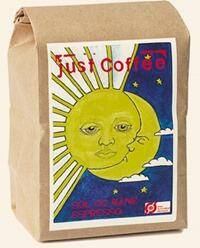 Espresso Sun and Moon kaffe ekologiskt (Just Coffee) - 500 g. Malet till kaffemaskin (Filter)