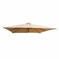 Hoffmann Parasol dug Cappuccino LØS Luksus – 300 x 300 cm