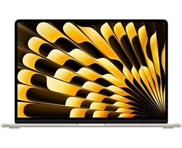 Apple 15-inch MacBook Air - M3 chip 8-core CPU 10-core GPU, 8GB RAM, 512GB SSD - Starlight - Fyndvara