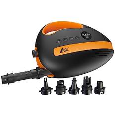 AGT Akku SUP Pumpe: Akku-Luftpumpe für SUP-Boards, 350 l/Min., 3X 4.000 mAh, USB, 12 V (Accu Pumpe für SUP, Luft-Pumpe, Elektrische)