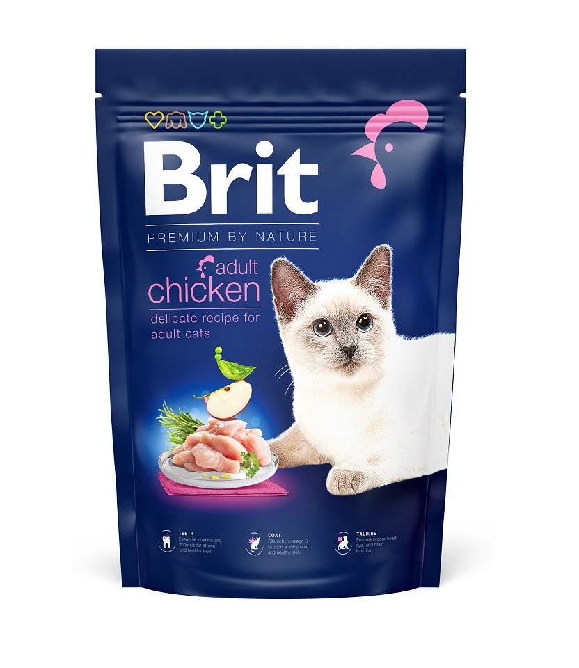 BRIT Cat Premium by Nature Adult kyckling 300 g