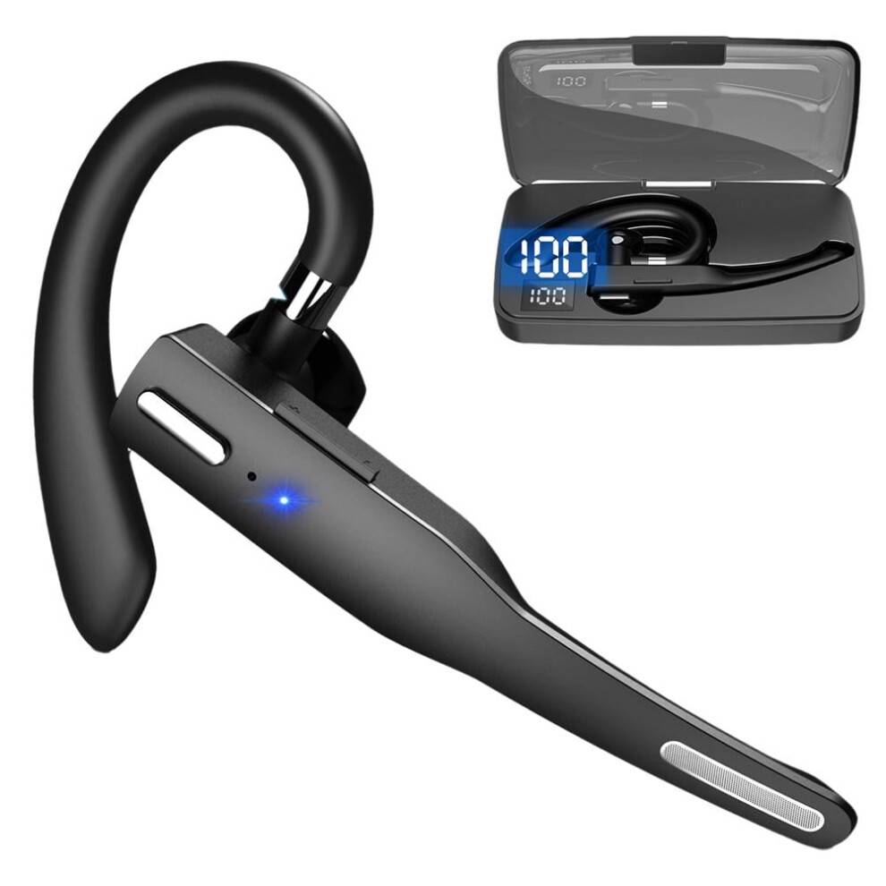 YYK520 Bluetooth-kompatibelt headset med enkelt øre Ørekrog Ørepropper til sport med kompatible træningstelefoner med type-C