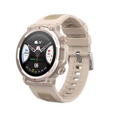 S56T Touch Screen Smartwatch. IP67 Vandt�t Aktivitets ur med skridtt�ller mm. Desert White.