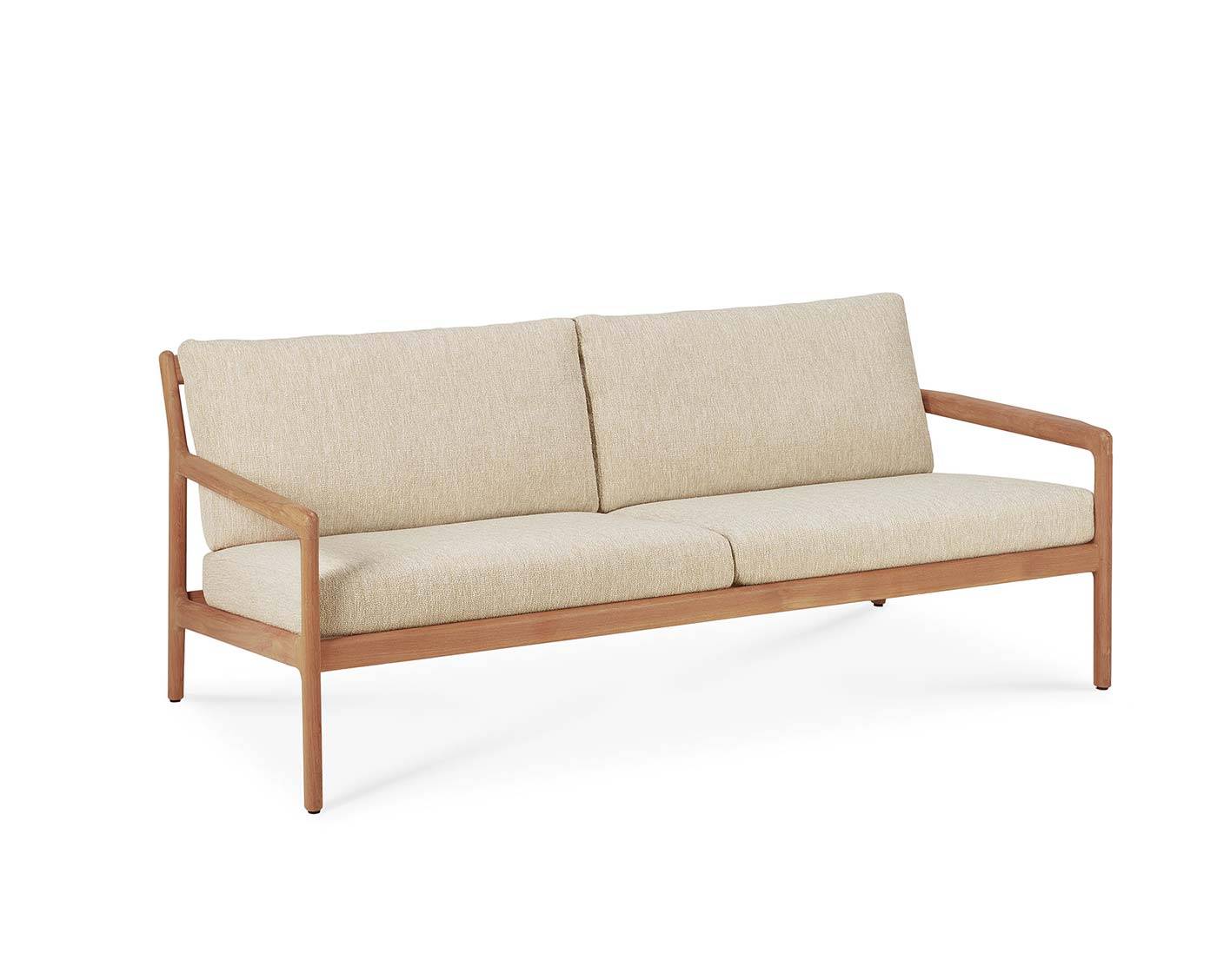 Jack Outdoor 2-sits Soffa | Teak, Natural - Grå, Natur, Brun (2-sits)