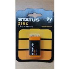 Status Zinc Battery 9v - 1 Pack