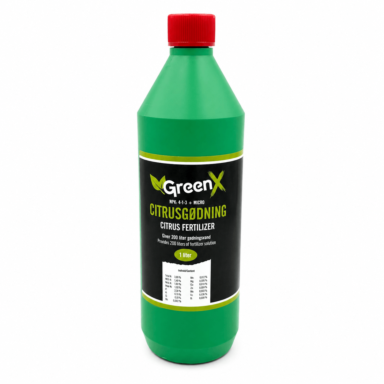 GreenX Citrusgødning 1 liter.