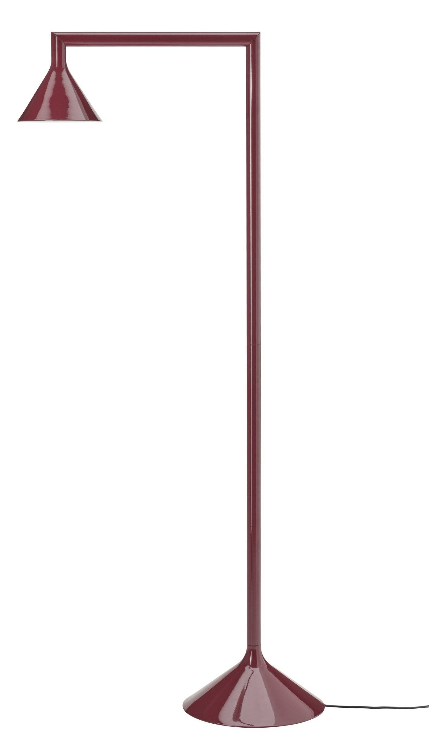 IKEA PS 2026 golvlampa uppljus, mörkröd, 182 cm