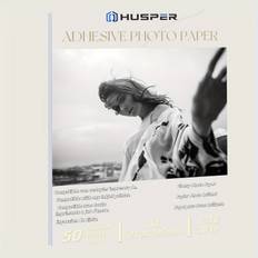 TEMU A4 Size Self-adhesive Glossy Sticker Paper For Inkjet Printer 50 Sheets 135g Photo Paper