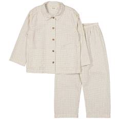 MarMar Pyjamas - Deep Lake Check - MarMar - 2-3 år (92-98) - Pyjamas 2-delad
