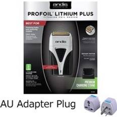 Andis profoil lithium plus titanium foil 17200 elektrisk rakapparat set fris&#xF6;r h&#xE5;r f&#xF6;r m&#xE4;n stubbrakhyvel rakmaskin - Au plugg