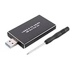 Toranysadecegumy 2X MSATA till USB USB 3.0 till MSATA SSD-hölje USB3.0 till MSATA fodral hårddiskadapter M2 SSD extern HDD Box HDD fodral