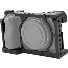 NICEYRIG Camera Cage Sony A6400 A6000 A6100 A6300 A6500 Dedicated Camera Cage DSLR Equipped Extended Camera Cage with Cold Shoe Lightweight Easy to