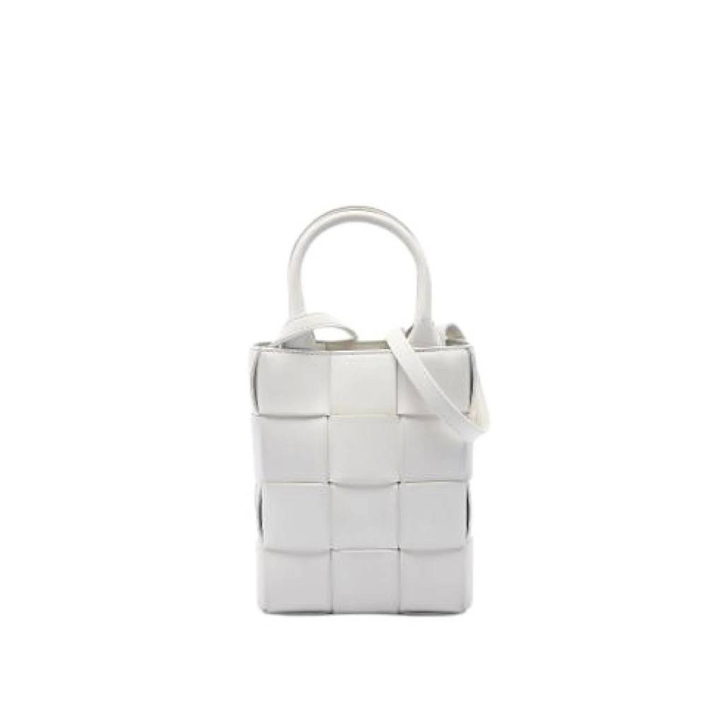 Bottega Veneta Vintage Pre-owned Laeder hndtasker - Vintage - Dame - Hvid - ONE SIZE -