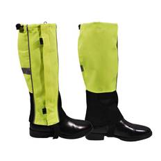 Shortchaps i polyester Reflex S neon