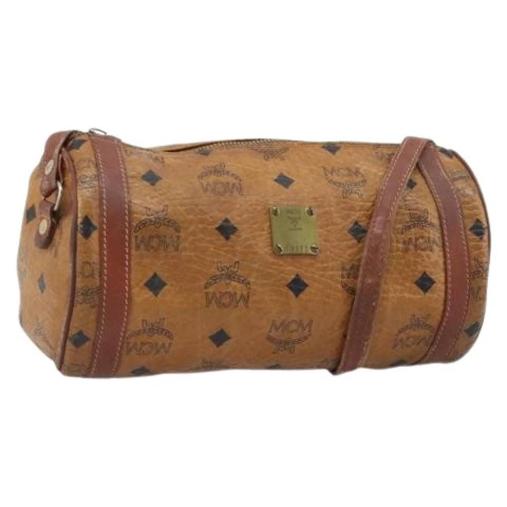 MCM Pre-owned Pre-owned Skuldertaske - Vintage - Dame - Brun - ONE SIZE - Uld
