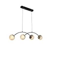 chandelier Sputnikkrona från mitten av århundradet, matsal Vardagsrum Sovrum Dekorativ belysning Modern LED-lampa, G9-sockel, 3000K - Varmt ljus, höjdjusterbar pendant lamp