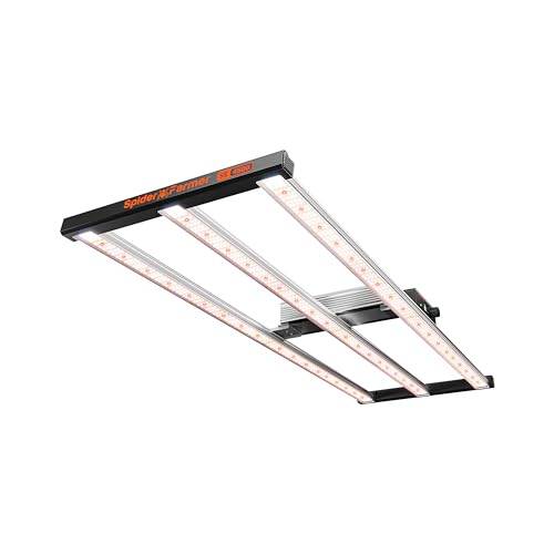 Spider Farmer SE4500 LED Grow Lampe 320W, Smarte APP Steuerung, Vollspektrum Pflanzenlampe für Growzelt 120x60 CM Dimmbar LED Grow Lights