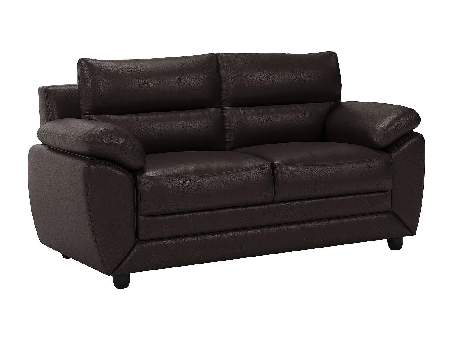 2-personers MANOA sofa i kunstlæder - Brun